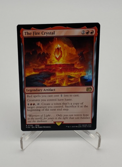 Magic The Gathering Trading Card MTG TCG Final Fantasy The Fire Crystal 0135 - Image 1