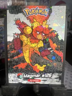 Magmar #126 - Cracked Ice Holo - Crystal Collection 2024 - Pokemon Card - Image 1