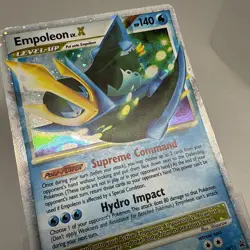 Vintage Y2K Empoleon LV.X Pokemon Black Star Promo Card #DP11 2007 Authentic - Image 4
