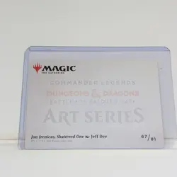Jon Irenicus, Shattered One Art Card (67/81) Art Series:Battle for Baldur's Gate - Image 2