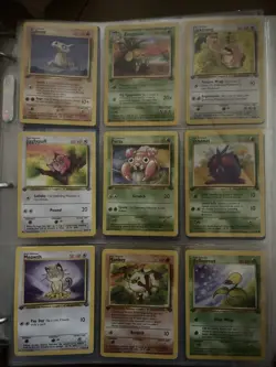 Pokemon Card Lot - 9 Jungle First Editions NM - Image 1