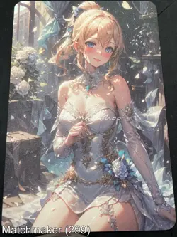 Matchmaker Spicy Waifu NSFW A5 Size Card Board Jean Genshin Impact Wedding - Image 1