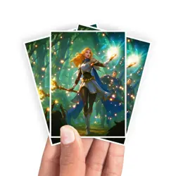 Lux | League of Legends Card Sleeves - LoL | Yugioh | MTG - Image 2