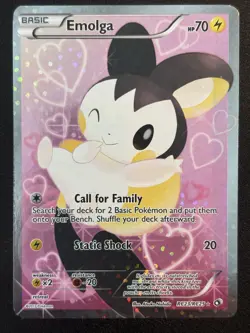 Emolga (Full Art) RC23/RC25 Legendary Treasures: Radiant Collection Pokemon Card - Image 1