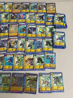 Digimon Card Lot - 1999 Bandai Vintage Collection 124 Cards (6 Holos) NM to LP - Image 2