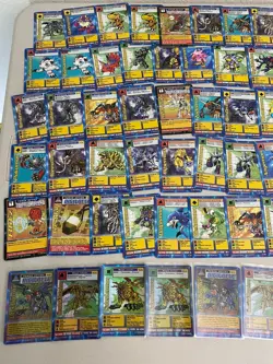 Digimon Card Lot - 1999 Bandai Vintage Collection 124 Cards (6 Holos) NM to LP - Image 3