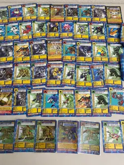 Digimon Card Lot - 1999 Bandai Vintage Collection 124 Cards (6 Holos) NM to LP - Image 4