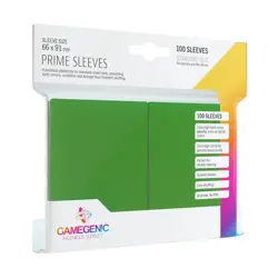 GameGenic Card Protection Prime Sleeves - Green (10 Packs of 100) New - Image 1