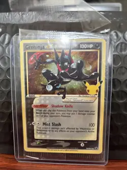 Pokemon Greninja Gold Star SWSH144 New & Sealed Promo Card Celebrations - Image 1