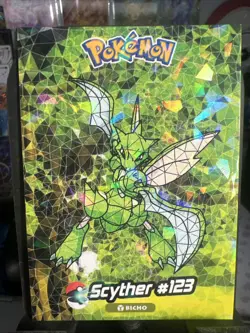 Scyther #123 - Cracked Ice Holo - Crystal Collection 2024 - Pokemon Card - Image 1