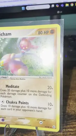 Medicham Hidden Legends Holo Rare Pokemon TCG Card 10/101 2004 - Image 2