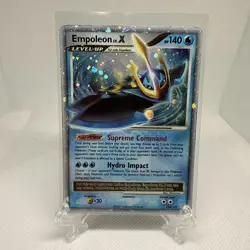 Vintage Y2K Empoleon LV.X Pokemon Diamond & Pearl Card #120 2007 Authentic - Image 1