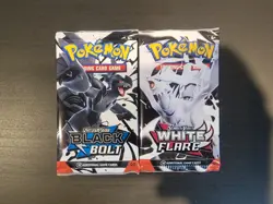 Pokemon TCG Scarlet & Violet – Black Bolt & White Flare Booster Pack Bundle 2PK - Image 1