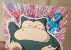 SNORLAX no 143 -pokemon topps bleu TV animation Edition - Non Holo - Image 2