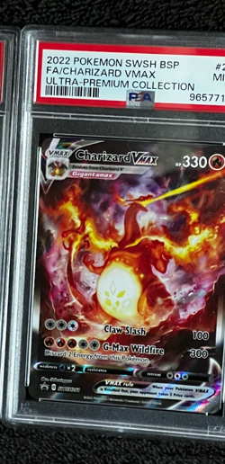 PSA 2022 CHARIZARD • PSA 9 VSTAR 262 • VMAX 261 • V 260 • POKEMON LOT OF 3 - Image 4