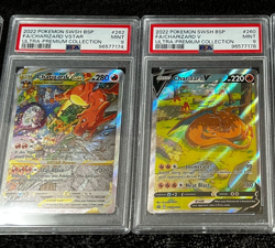 PSA 2022 CHARIZARD • PSA 9 VSTAR 262 • VMAX 261 • V 260 • POKEMON LOT OF 3 - Image 5