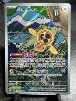 Fan Rotom 250/217 IR Ascended Heroes Evolution English Pokemon TCG MINT - Image 1