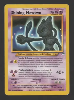 Shining Mewtwo Neo Destiny 109/105 ITA – Carta Pokemon Rara Segreta - Image 1