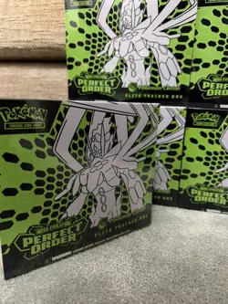 X 6 Pokemon Center Perfect Order Elite Trainer Box ETB Factory Sealed✅✅ - Image 2