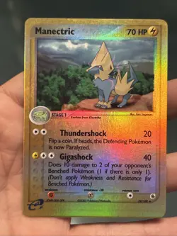 Pokemon TCG Manectric ex EX Ruby & Sapphire 39/109 2003 Reverse Holo- LP - Image 1