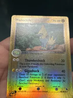 Pokemon TCG Manectric ex EX Ruby & Sapphire 39/109 2003 Reverse Holo- LP - Image 3