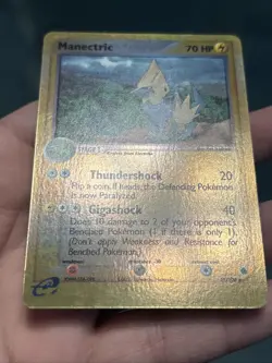 Pokemon TCG Manectric ex EX Ruby & Sapphire 39/109 2003 Reverse Holo- LP - Image 5