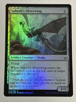 MTG War of the Spark Saheeli's Silverwing Foil 243/264 NM - Image 1