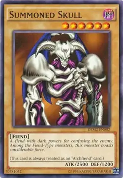 Summoned Skull - DEM2-EN002 - Common - Unlimited Moderately Played Demo Pack 2 - Image 1