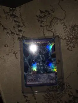 YUGIOH MIRRORJADE THE ICEBLADE DRAGON OVERFRAME ULTRA RARE NM RA05-EN148 - Image 5