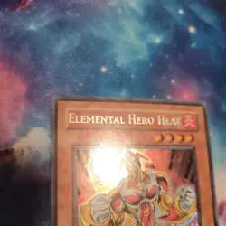 YuGiOh TCG Elemental HERO Heat PP02-EN007 Secret NM/VLP Holo Bleed - Image 3