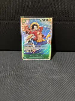 • Monkey.D.Luffy • PRB02-005 SR Premium Booster Holo Foil One Piece TCG NM - Image 2