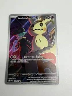Pokemon TCG Team Rocket's Mimikyu 238/217 Ascended Heroes Illustration Rare NM - Image 1