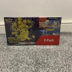 Pokemon SURGING SPARKS Elite Trainer Box Etb & Booster Bundle Costco 2 Pack TCG - Image 1
