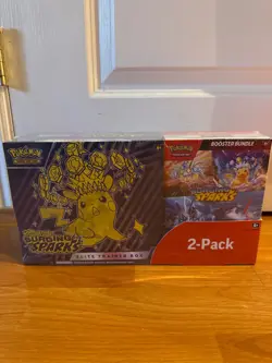Pokemon Surging Sparks Costco 2-Pack - Elite Trainer Box (ETB) + Booster Bundle - Image 1