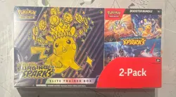 Pokemon SURGING SPARKS elite Trainer Box Etb & Booster Bundle Costco 2 Pack - Image 1