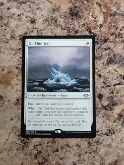 MTG On Thin Ice | NM | Modern Horizons Unplayed Commander EDH Modern - Image 1