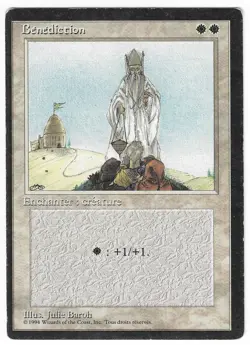 ►Magic-Style◄ MTG - Blessing - French Revised FBB - Played - Image 1