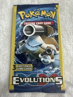 Pokemon XY Evolutions Booster Pack 3-Card Mini Pack 4 Art Set New Sealed - Image 1