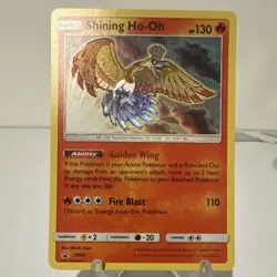 Pokemon TCG Shining Ho-Oh SM70 SM Promo Holo Rare Basic Card 2017 - Image 1