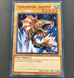 Yu-Gi-Oh! Invasion Of Chaos Terrorking Salmon Common Card IOC-EN060 NM - Image 1