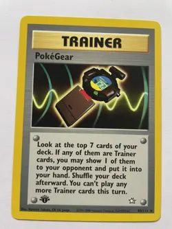 Pokemon Card - PokeGear Neo Genesis 88/111 Rare 1st Edition - Image 1