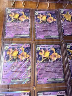 Pokemon Alakazam Lot Of 12 Cards EX Mega SIR IR Holo Rare NM Vmax - Image 5