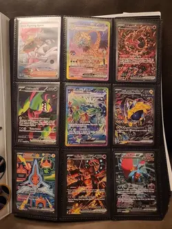 Pokemon Cards Binder SIR IR FULL ART MEGA ATTACK RARE - Image 1