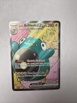 Pokemon TCG Iono's Bellibolt EX Full Art Ultra Rare Holo Card 172/159 Mint - Image 1
