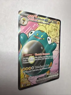 Pokemon TCG Iono's Bellibolt EX Full Art Ultra Rare Holo Card 172/159 Mint - Image 2