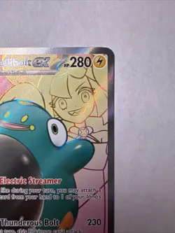 Pokemon TCG Iono's Bellibolt EX Full Art Ultra Rare Holo Card 172/159 Mint - Image 5
