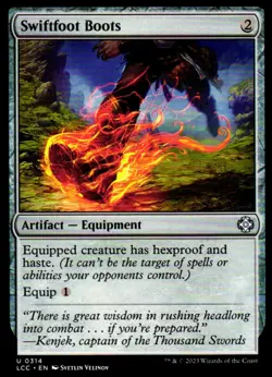 Swiftfoot Boots – Commander: The Lost Caverns of Ixalan 314 • U - Image 1