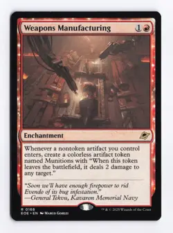 Weapons Manufacturing 0168 (R) MTG Edge of Eternities (EOE) - Image 1