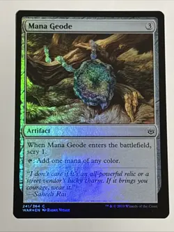 MTG War of the Spark Mana Geode Foil 241/264 NM - Image 1