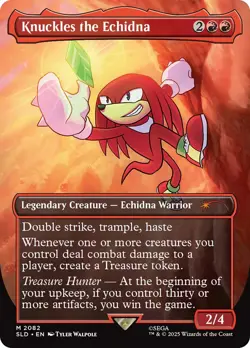 Knuckles the Echidna (Rainbow Foil) [Secret Lair Drop Series] - Image 1